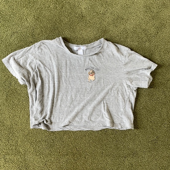 Streetwear Society Tops - Streetwear Society Pug Crop Top